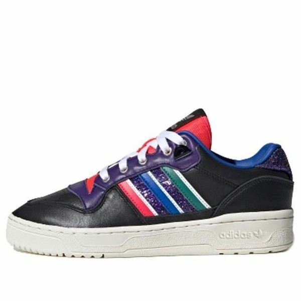 adidas アディダス レディース スニーカー  【(WMNS) adidas Rivalry Low \u0027Black Purple Red\u0027 FW9618】  大きさ US_5.5(22.5糎)