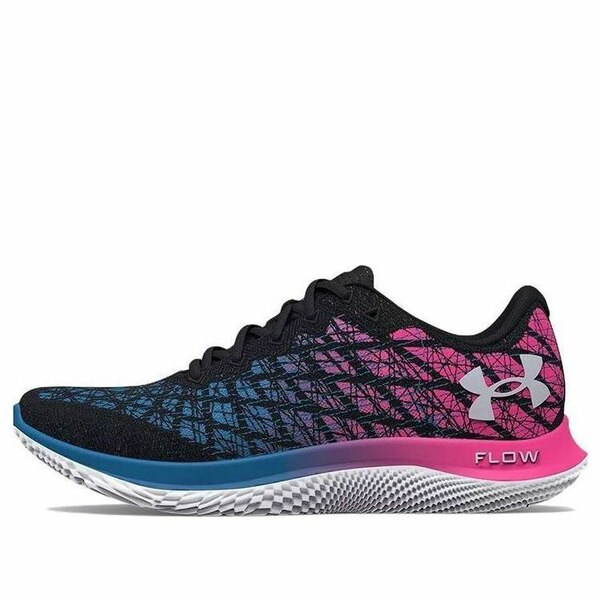 Under Armour アンダーアーマー レディース スニーカー  【(WMNS) Under Armour Flow Velociti Wind 2 CN Black Bright Pink 3025662-004】  サイズ US_7(24.0cm)