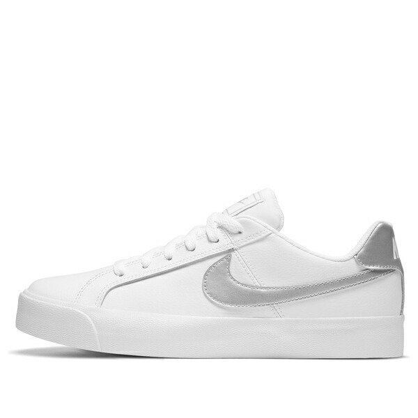 Nike ナイキ レディース スニーカー 【(WMNS) Nike Court Royale AC 'White Metallic Silver' AO2810-114】 サイズ US_6(23.0cm)|asty