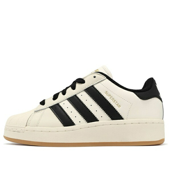 adidas アディダス レディース スニーカー  【(WMNS) adidas Superstar XLG \u0027Beige Black Gum\u0027 ID5698】  大きさ US_W_11