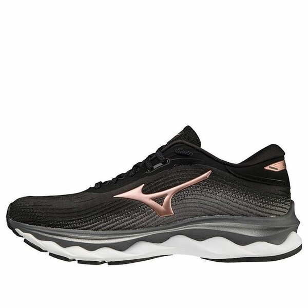 Mizuno ミズノ レディース スニーカー  【(WMNS) Mizuno Wave Sky 5 \u0027Black\u0027 J1GD210244】  大きさ US_8.5(25.5糎)