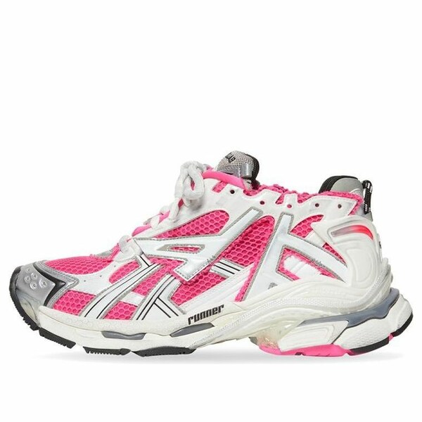 Balenciaga バレンシアガ レディース スニーカー  【(WMNS) Balenciaga Runner Sneakers \u0027White Pink Grey Mesh and Nylon\u0027 677402W3RBN9155】  大きさ US_8(25.0糎)