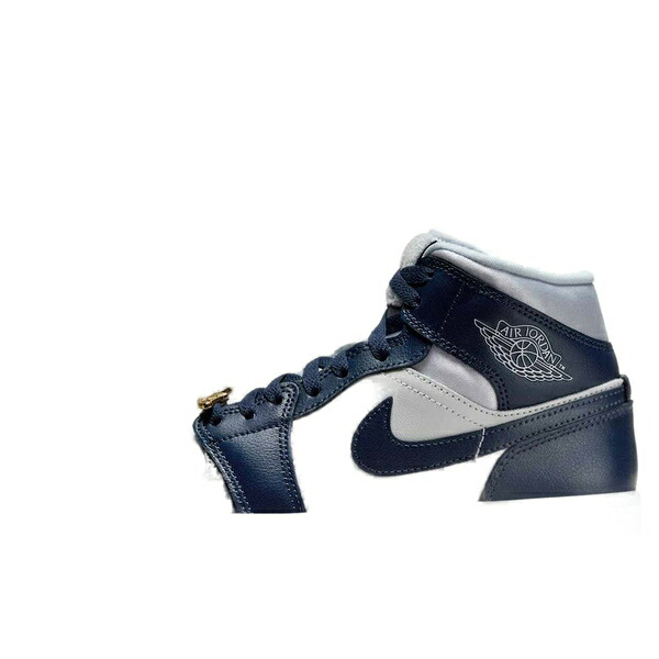 Jordan ジョーダン レディース スニーカー 【(WMNS) Air Jordan 1 Mid SE 'Football Grey White Midnight Navy' FZ8777-044】 サイズ US_6(23.0cm)｜asty
