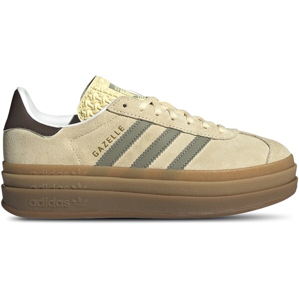 adidas アディダス レディース スニーカー  【adidas Gazelle Bold Warm Vanilla Silver Pebble (Women\u0027s)】  大きさ US_7(24.0糎) Warm Vanilla/Silver Pebble/Earth Strata