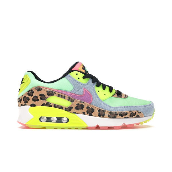 Nike ナイキ レディース スニーカー 【Nike Air Max 90 LX 90s Dancefloor Green (Women's)】 サイズ US_5.5(22.5cm) Illusion Green/Sunset Pulse-Black-White｜asty