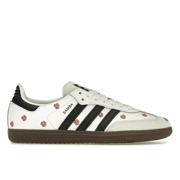 adidas アディダス レディース スニーカー 【adidas Samba Light Purple Floral (Women's)】 サイズ US_9.5(26.5cm) White/Cloud White/Core Black/Gum|asty