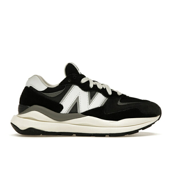 New Balance ニューバランス レディース スニーカー 【New Balance 57/40 Black Sea Salt White (Women's)】 サイズ US_6.5(23.5cm) Black/Sea Salt/White|asty
