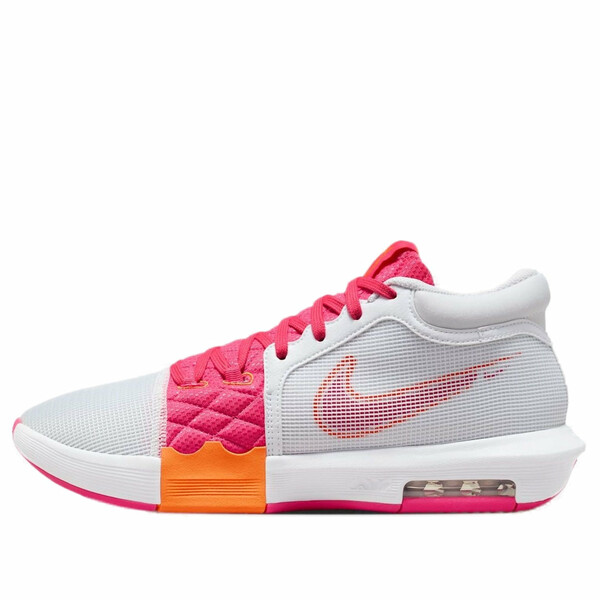 Nike ナイキ メンズ スニーカー  【Nike LeBron Witness 8 EP \u0027White Bright Mandarin Pink\u0027 FB2237-104】  大きさ US_7.5(25.5糎)