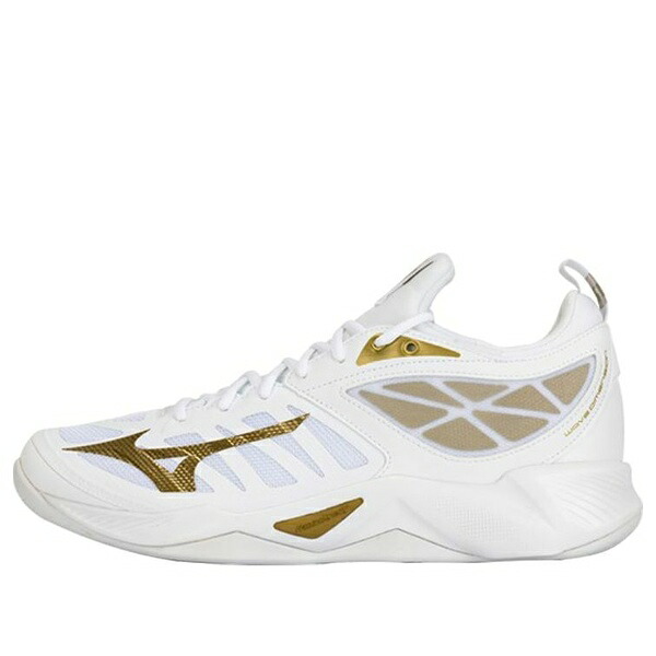 Mizuno ミズノ メンズ スニーカー  【Mizuno Wave Dimension Mid \u0027White Gold\u0027 V1GC224068】  大きさ US_7(25.0糎)