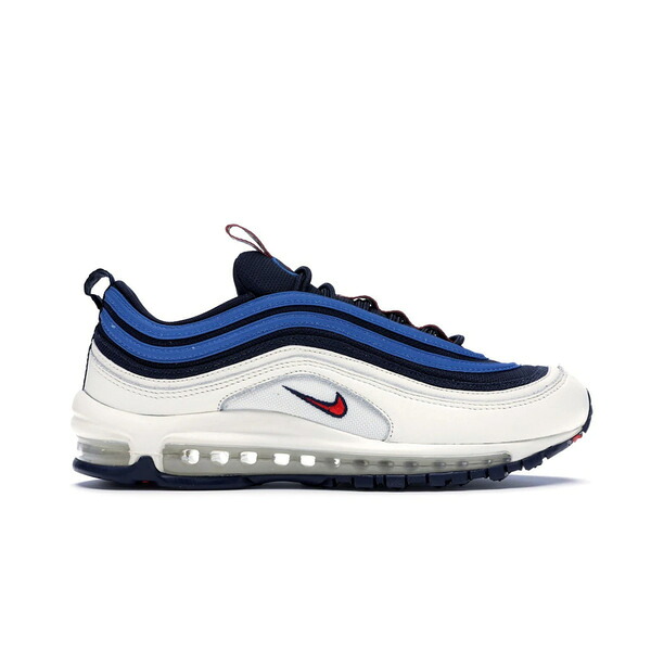 Nike ナイキ メンズ スニーカー 【Nike Air Max 97 Pull Tab Obsidian White】 サイズ US_6(24.0cm) Obsidian/University Red-Sail-Blue Nebula|asty