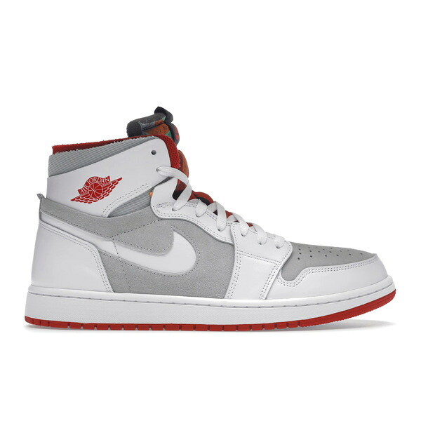 Jordan ジョーダン メンズ スニーカー 【Jordan 1 High Zoom Air CMFT Hare】 サイズ US_12.5(30.5cm) White/Grey/Red-Orange｜asty
