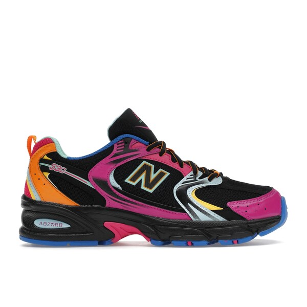 New Balance ニューバランス メンズ スニーカー 【New Balance 530 Black Multi-Color】 サイズ US_5(23.0cm) Black/Pink|asty