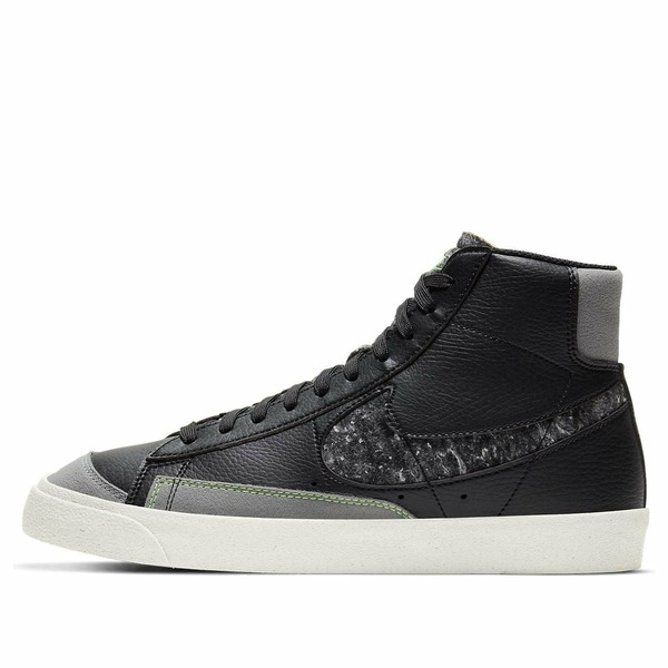 Nike ナイキ メンズ スニーカー  【Nike Blazer Mid \u002777 Vintage \u0027Recycled Wool Pack - Black Electric Green\u0027 CW6726-001】  大いさ US_11(29.0糎) 靴-スニーカー-メンズ靴