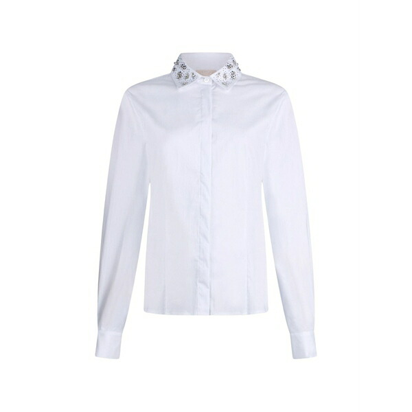 リュージョー レディース シャツ トップス Long-sleeve shirt White｜asty