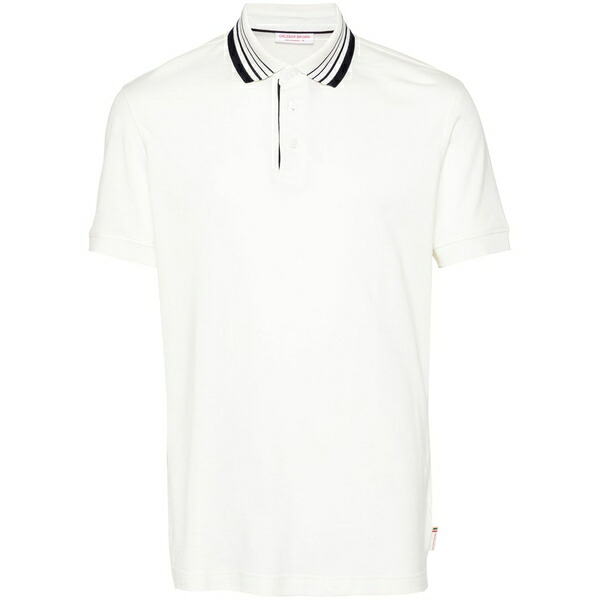 オール赤ちょうちん 赤銅色 メンズ スポーツシャツ トップス Dominic polo shirt White メンズファッション-ポロシャツ-トップス