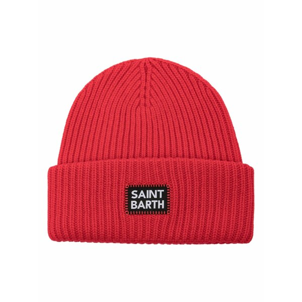 エムシーツーセイントバース メンズ 帽子 アクセサリー Berry beanie hat Red｜asty