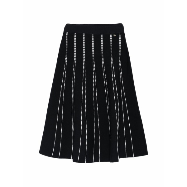 リュージョー レディース スカート ボトムス Striped skirt Blue｜asty