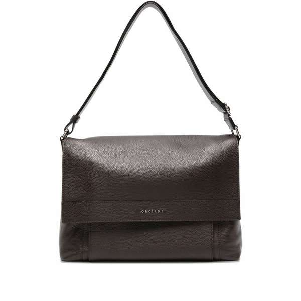オルチアーニ メンズ ショルダーバッグ 御徒面子 Micron messenger bag Brown