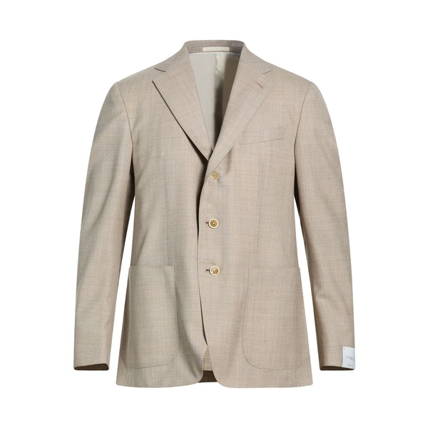 【貨物輸送無料】 カルーゾ メンズ 上衣＆上衣 アウター Blazers Beige