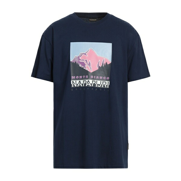 【送料無料】 ナパピリ メンズ Tシャツ トップス T-shirts Blue｜asty