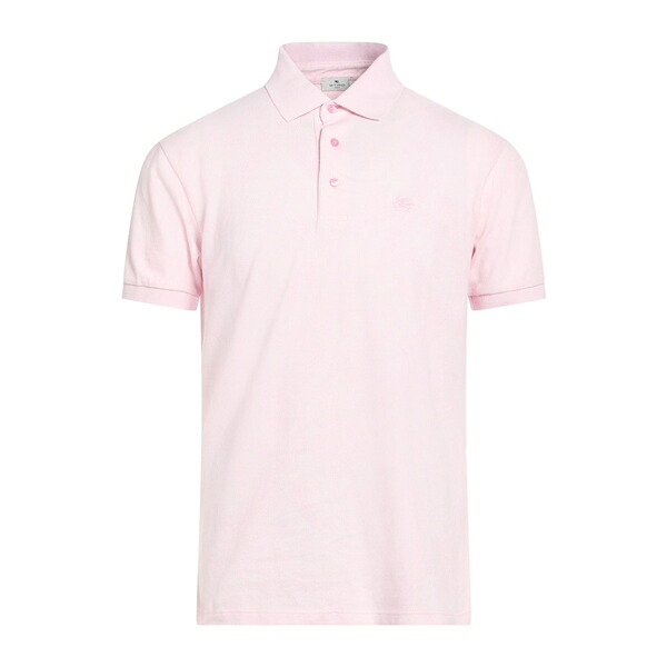 【貨物輸送無料】 エトロ メンズ プルオーバー トップス Polo shirts Pink