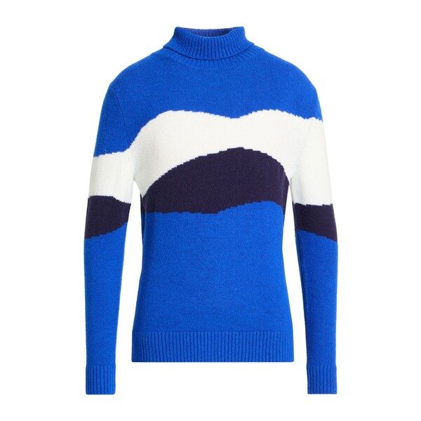【送料無料】 エムキュージェイ メンズ ニット\u0026セーター アウター Turtlenecks Blue