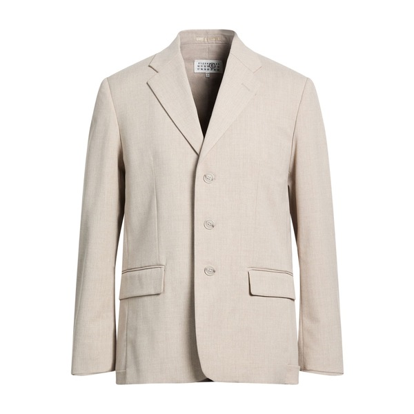 【貨物輸送無料】 マルタンマルジェラ メンズ 上衣＆上衣 アウター Blazers Beige コート・ジャケット-メンズファッション