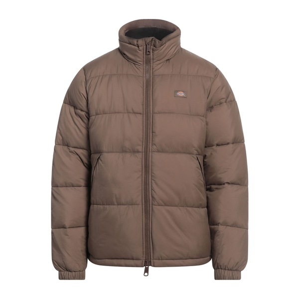 【送料無料】 ディッキーズ メンズ ジャケット&ブルゾン アウター Puffers Brown|asty