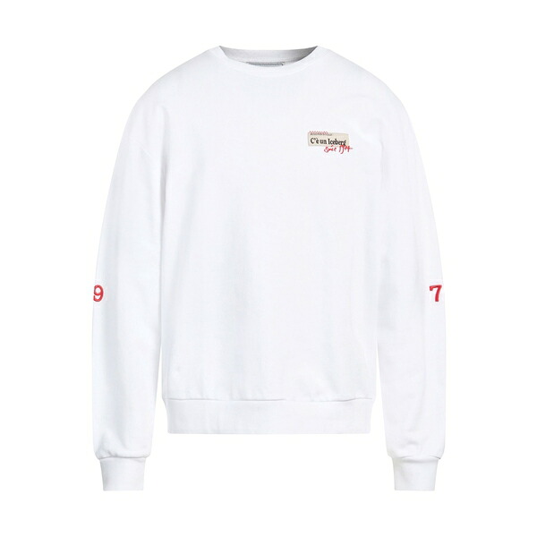 【送料無料】 アイスバーグ メンズ パーカー・スウェットシャツ アウター Sweatshirts White｜asty 43,420円
