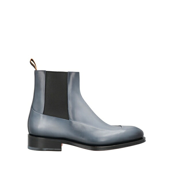 【貨物輸送無料】 サントーニ メンズ ブーツ シューズ Ankle boots Blue