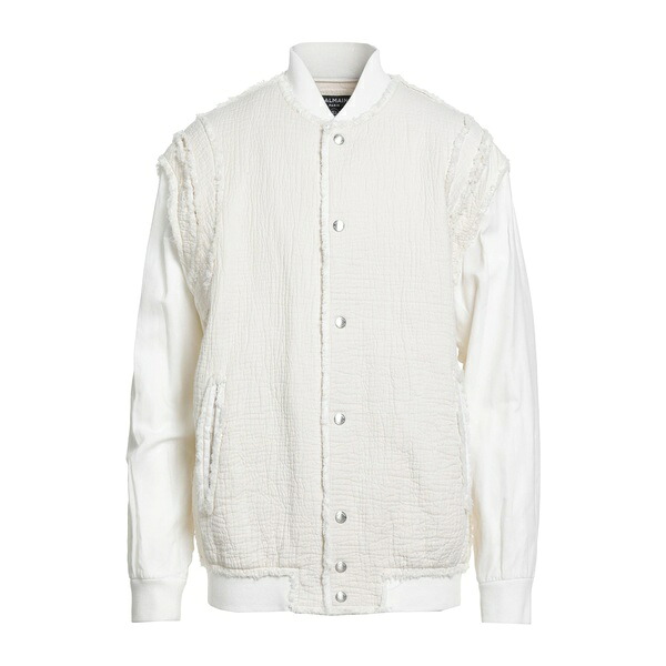 【貨物輸送無料】 バルマン メンズ 上衣＆上衣 アウター Jackets White