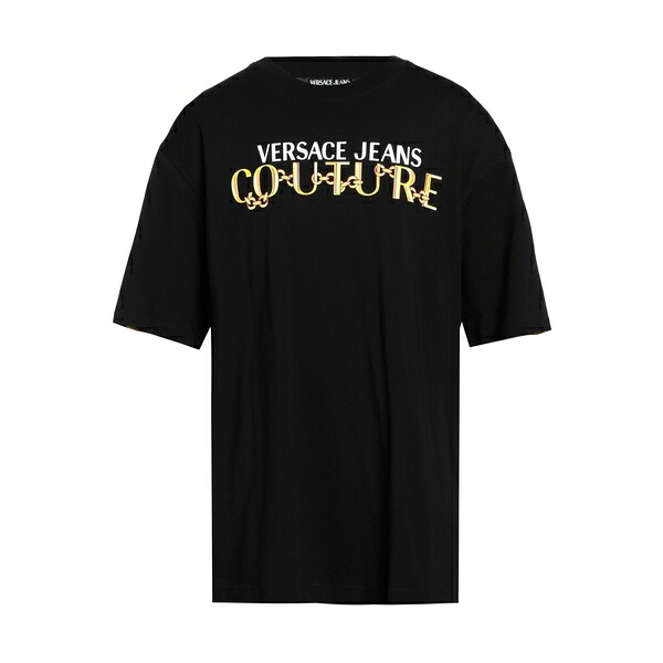 【送料無料】 ベルサーチ メンズ Tシャツ トップス T-shirts Black|asty