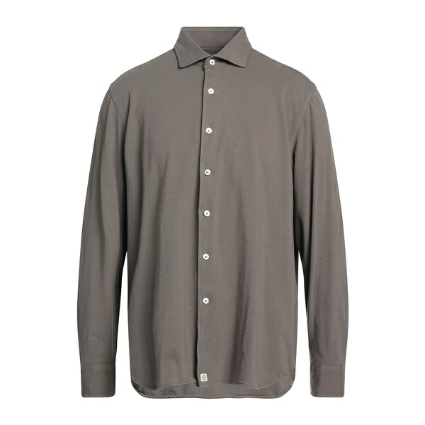 【貨物輸送無料】 サンリサ メンズ プルオーバー トップス Shirts Grey カジュアルシャツ-メンズファッション-トップス