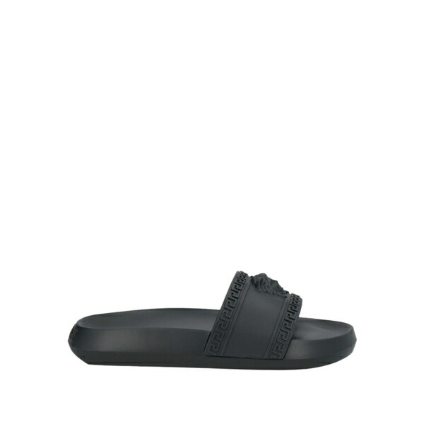 【貨物輸送無料】 ヴェルサーチ メンズ サンダル シューズ Sandals Black