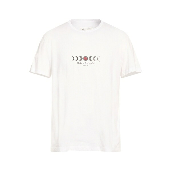 【貨物輸送無料】 マルタンマルジェラ メンズ プルオーバー トップス T-shirts White