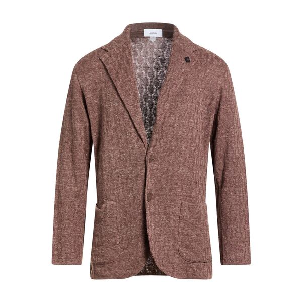 【送料無料】 ラルディーニ メンズ ジャケット&ブルゾン アウター Blazers Brown|asty