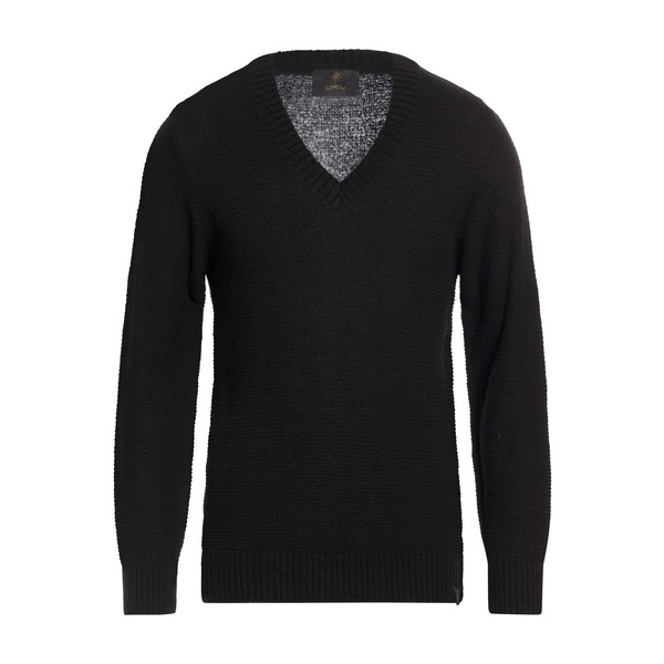 【貨物輸送無料】 アルタテンシオーネ メンズ 編み物\u0026スウェーター アウター Sweaters Black ニット・セーター-トップス