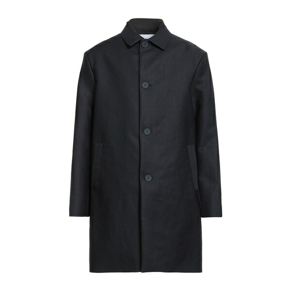 【送料無料】 メゾン キツネ メンズ ジャケット＆ブルゾン アウター Overcoats & Trench Coats Blue｜asty