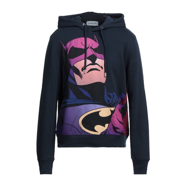 【貨物輸送無料】 ランバン メンズ パーカー・スウェットシャツ アウター Sweatshirts Blue