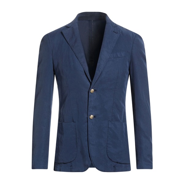 【貨物輸送無料】 マーティン 無し メンズ 上衣＆上衣 アウター Blazers Blue メンズファッション-コート・ジャケット