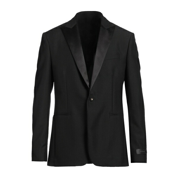【貨物輸送無料】 ヴェルサーチ メンズ 上衣＆上衣 アウター Blazers Black