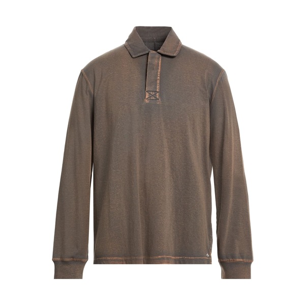 【貨物輸送無料】 ラグアンドボーン メンズ プルオーバー トップス Polo shirts Brown