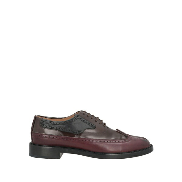 【貨物輸送無料】 マルタンマルジェラ メンズ 御召しものシューズ シューズ Lace-up shoes Red