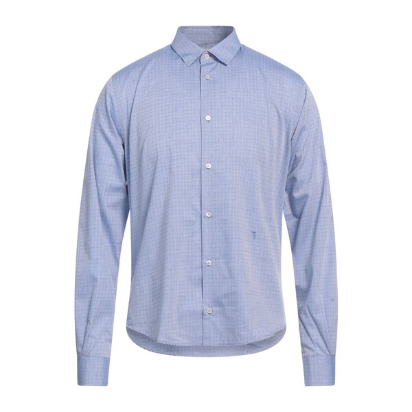 【送料無料】 トラサルディ メンズ シャツ トップス Shirts Azure｜asty