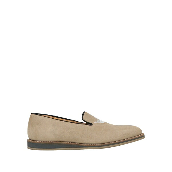【貨物輸送無料】 教会堂 メンズ スリッポン・ローファー シューズ Loafers Beige