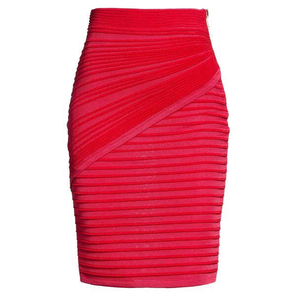 【送料無料】 バルマン レディース スカート ボトムス Midi skirts Red｜asty