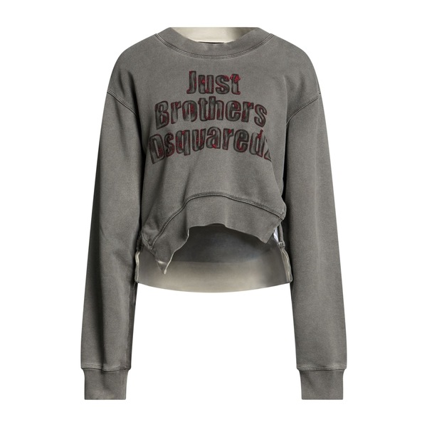 【貨物輸送無料】 ディースクエアード レディース パーカー・スウェットシャツ アウター Sweatshirts Grey