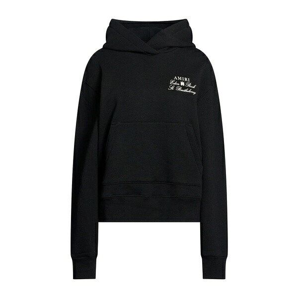 【貨物輸送無料】 アミリ レディース パーカー・スウェットシャツ アウター Sweatshirts Black