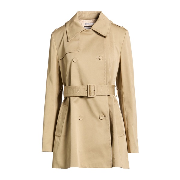 【貨物輸送無料】 極点＆ジョー レディース 上衣＆上衣 アウター Overcoats \u0026 Trench Coats Beige