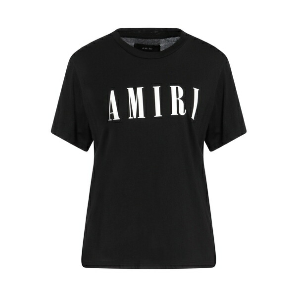 【送料無料】 アミリ レディース Tシャツ トップス T-shirts Black|asty